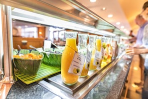 Daily buffet breakfast (EUR 15 per person)