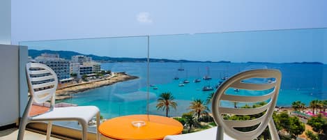 Standaard Twin kamer, uitzicht op zee | Balkon