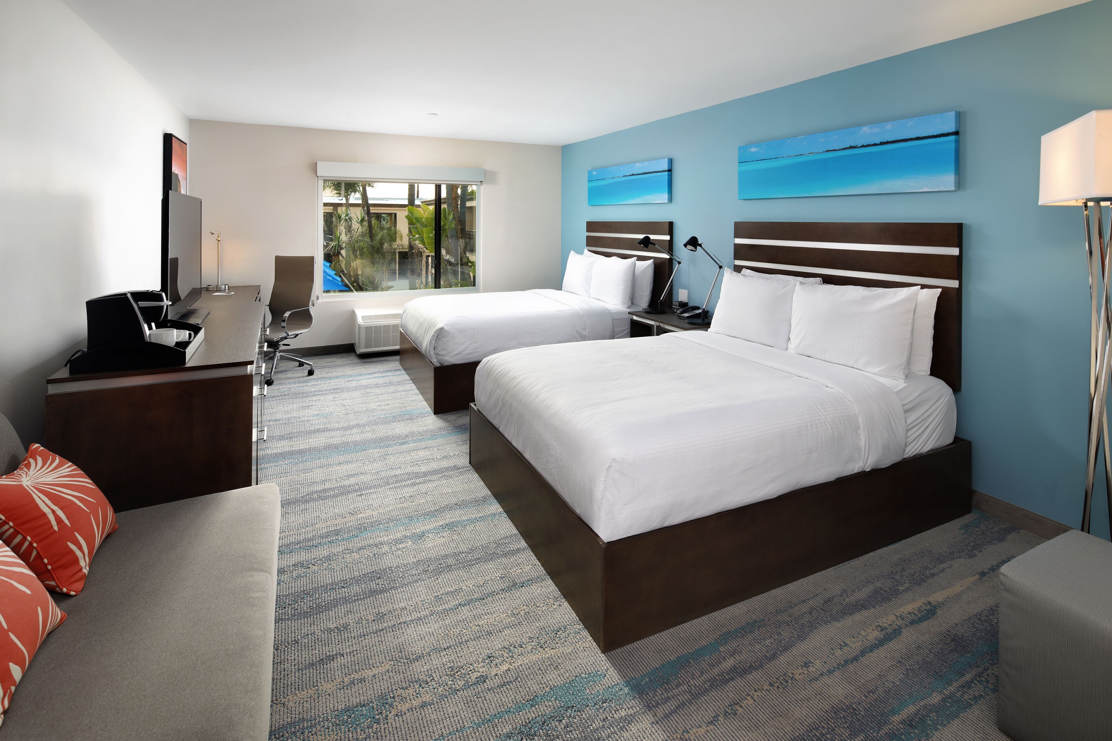 Egyptian cotton sheets, premium bedding, pillowtop beds, in-room safe