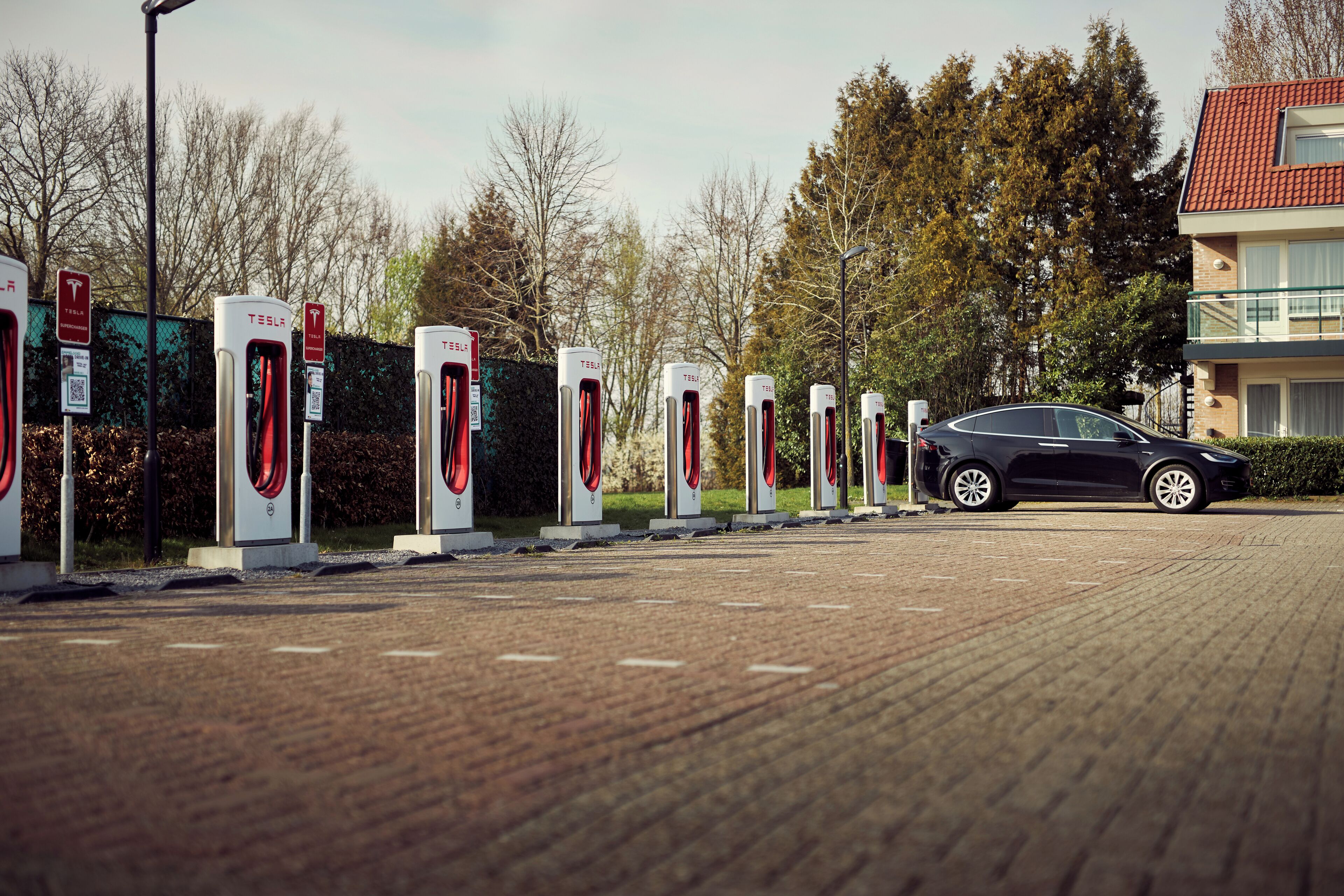 Estación de carga para autos eléctricos