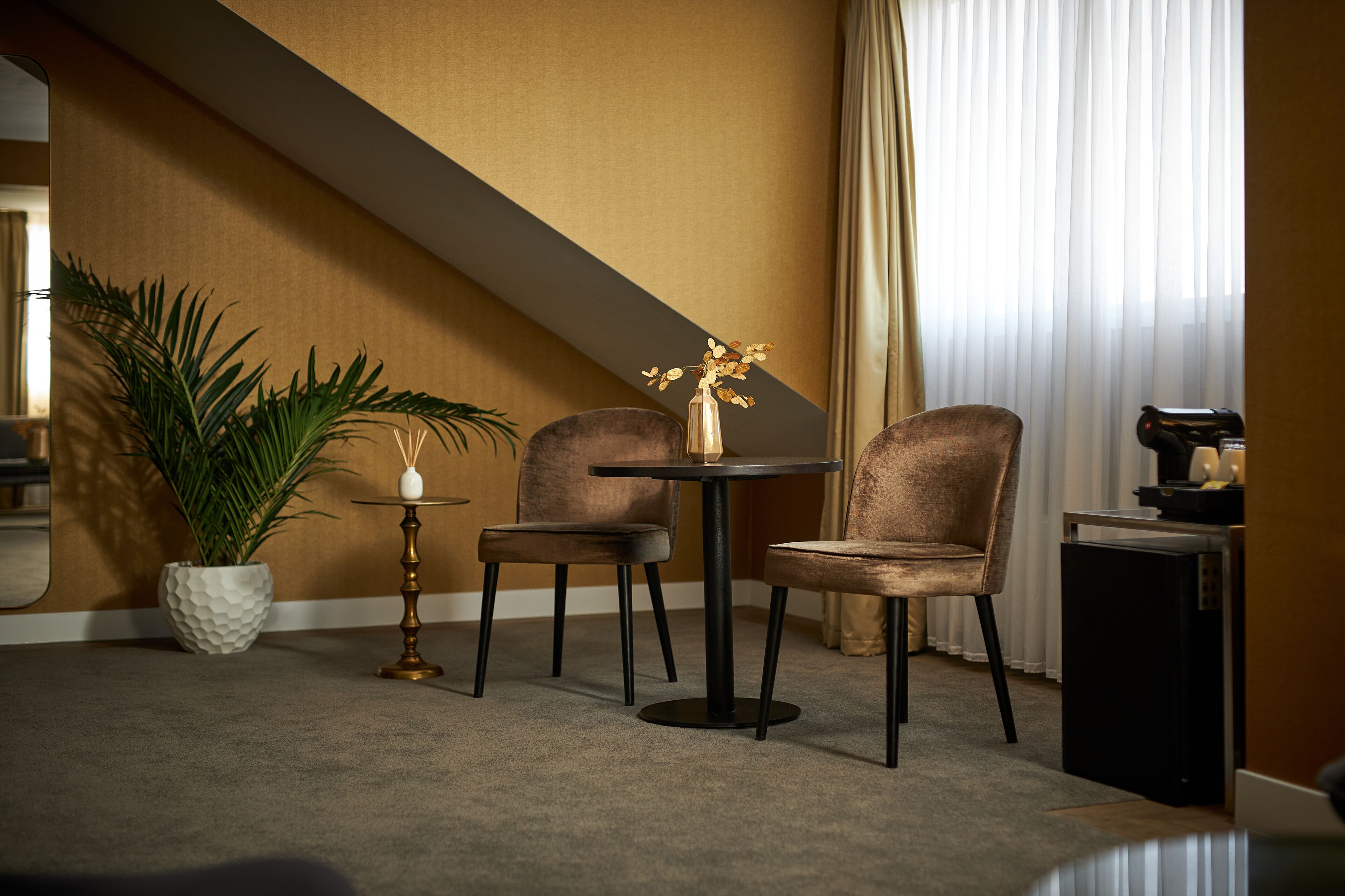 classic suite | living area | 50-inch flat-screen tv with digital channels