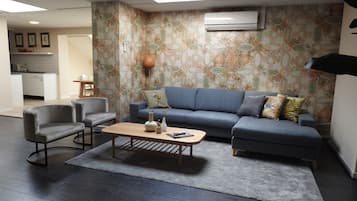 Apartment | リビング エリア | 50 インチの薄型テレビ (デジタル放送視聴可)