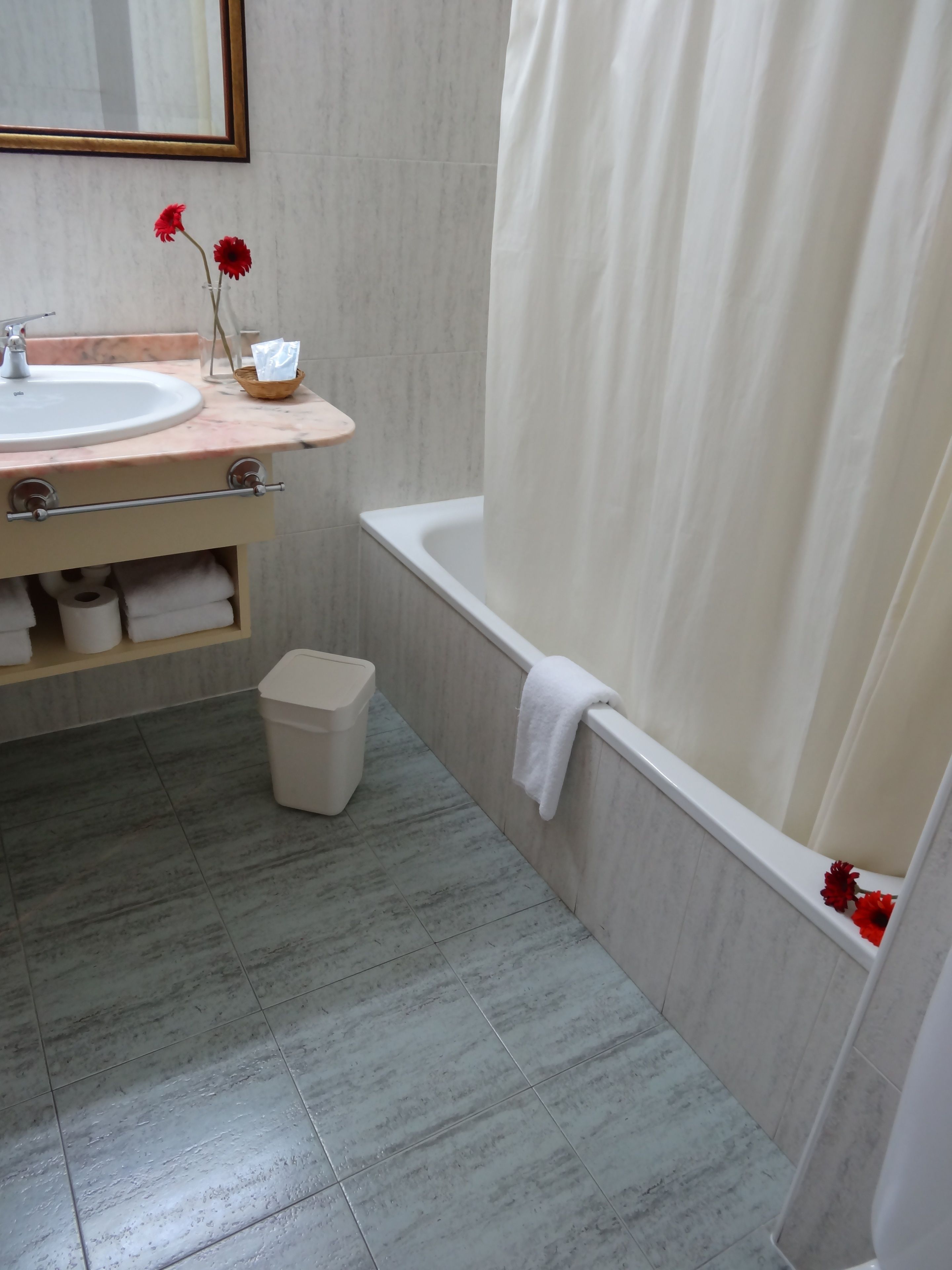 standard double room, 1 double bed | bathroom | bathtub, hair dryer, towels