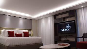 Camera Deluxe, 1 letto king con divano letto | Vista dalla camera