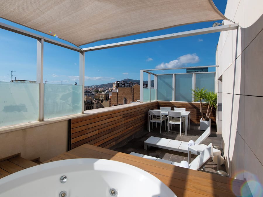 Junior-Suite (Jacuzzi on the Terrace) | Balkon