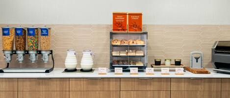 Free daily on-the-go breakfast