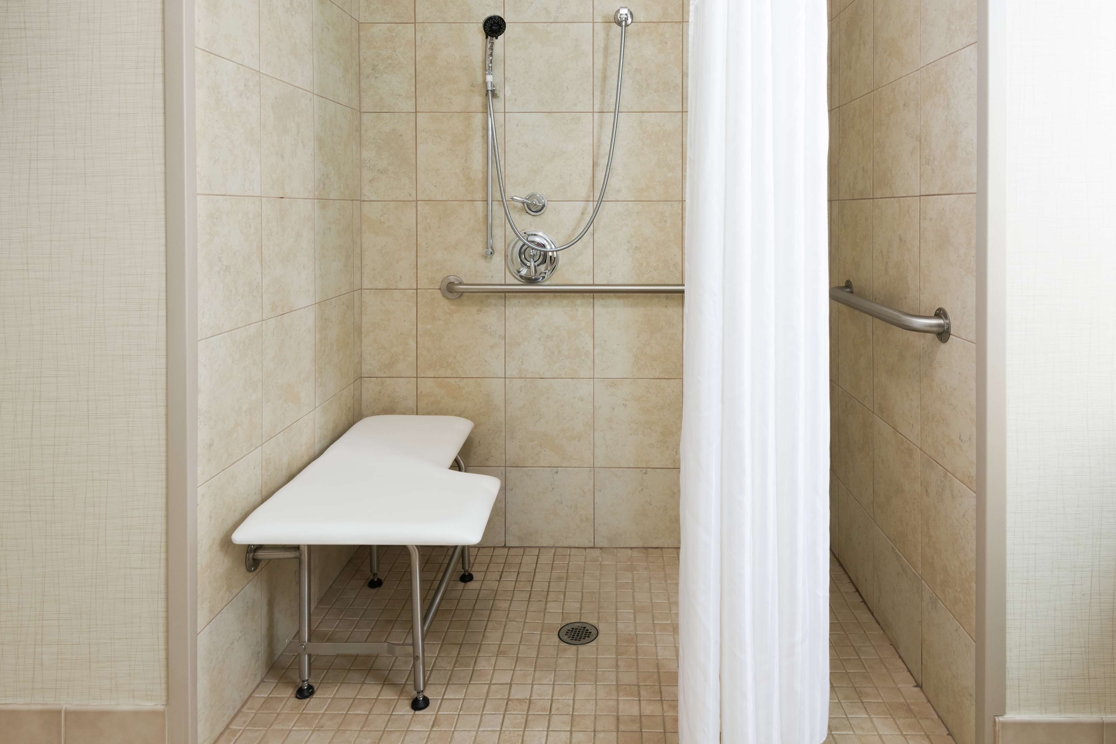 free toiletries, hair dryer, towels