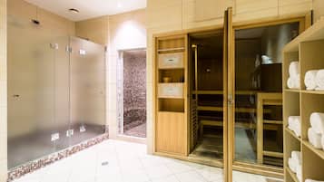 Sauna, steam room
