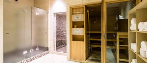 Sauna, steam room