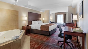 Suite, 1 cama de matrimonio grande, no fumadores, bañera de hidromasaje | Tabla de planchar con plancha, wifi gratis, ropa de cama