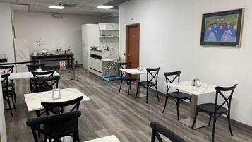 Daily buffet breakfast (EUR 8 per person)