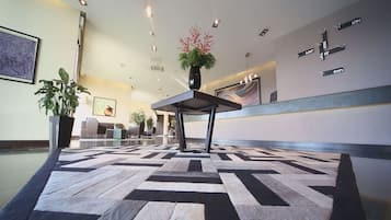 Sala de estar en el lobby