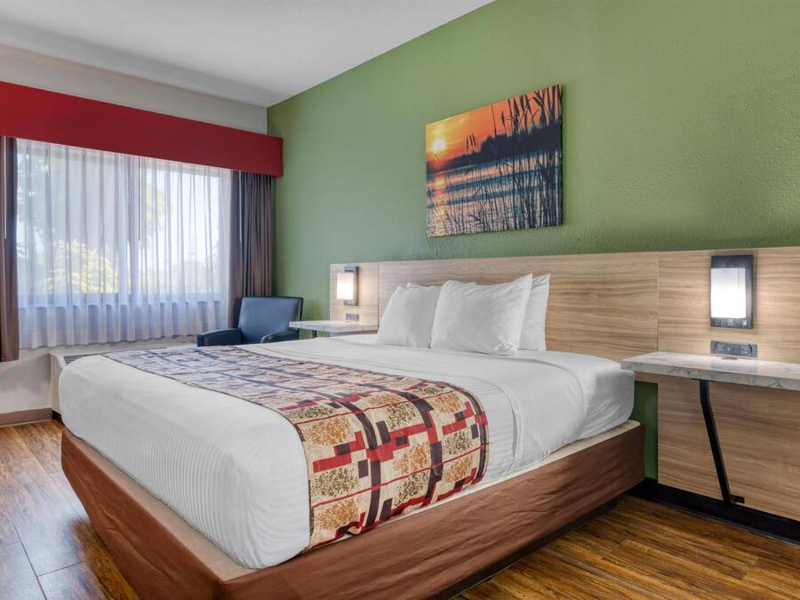 Standard Room, 1 King Bed, Accessible, Bathtub | Desk, iron/ironing board, cribs/infant beds, rollaway beds