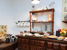 Daily buffet breakfast (EUR 13 per person)