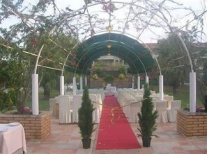 Huwelijksruimte buiten