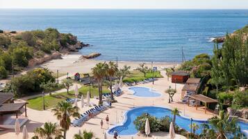 Outdoor banquet area