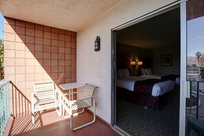 Standard Double Room, 2 Queen Beds, Balcony, Pool View | Balcony - Desert Hot Springs Spa Hotel (Desert Hot Springs)
