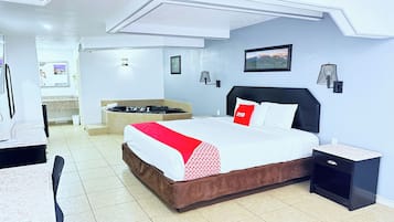 Desk, iron/ironing board, free WiFi, bed sheets