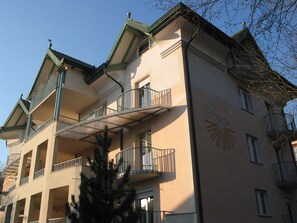 Overnatningsstedets facade