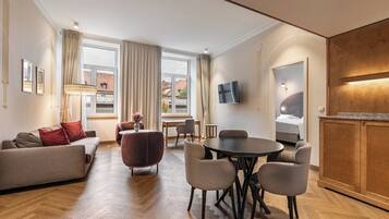 Suite, 2 Bedrooms (Residence) | In-room safe, desk, laptop workspace, blackout drapes