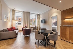 Suite, 2 Bedrooms (Residence) | In-room safe, desk, laptop workspace, blackout curtains