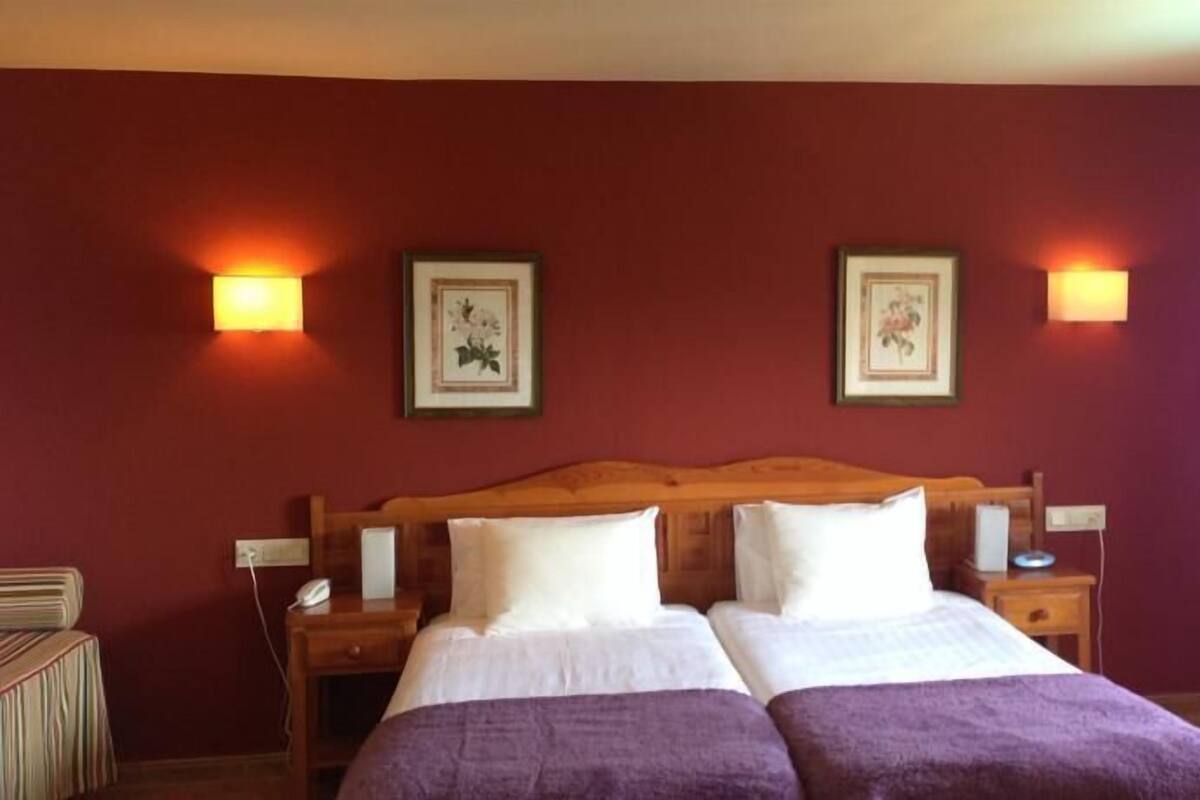 In-room safe, desk, iron/ironing board, rollaway beds