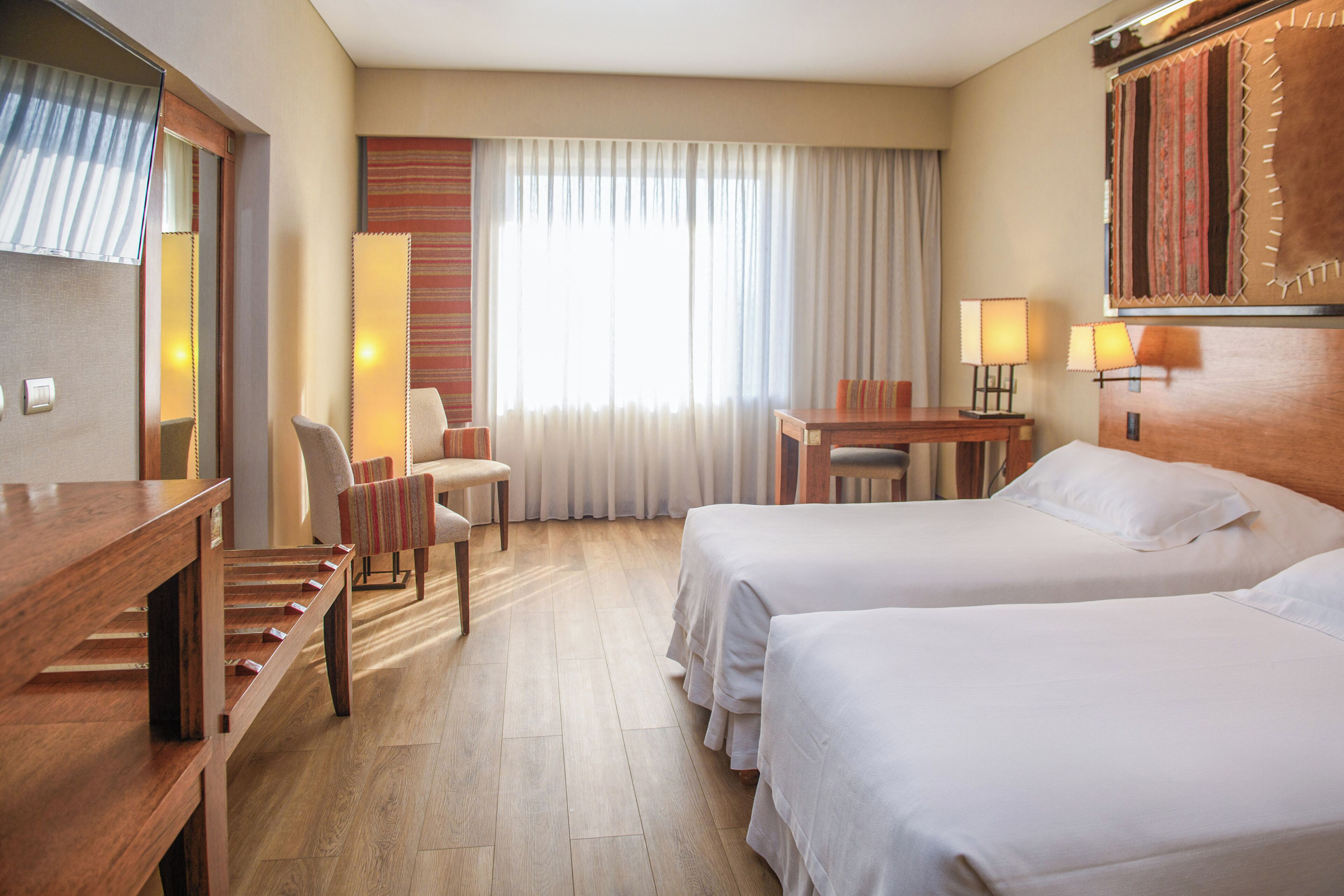 In-room safe, desk, soundproofing, free wired internet