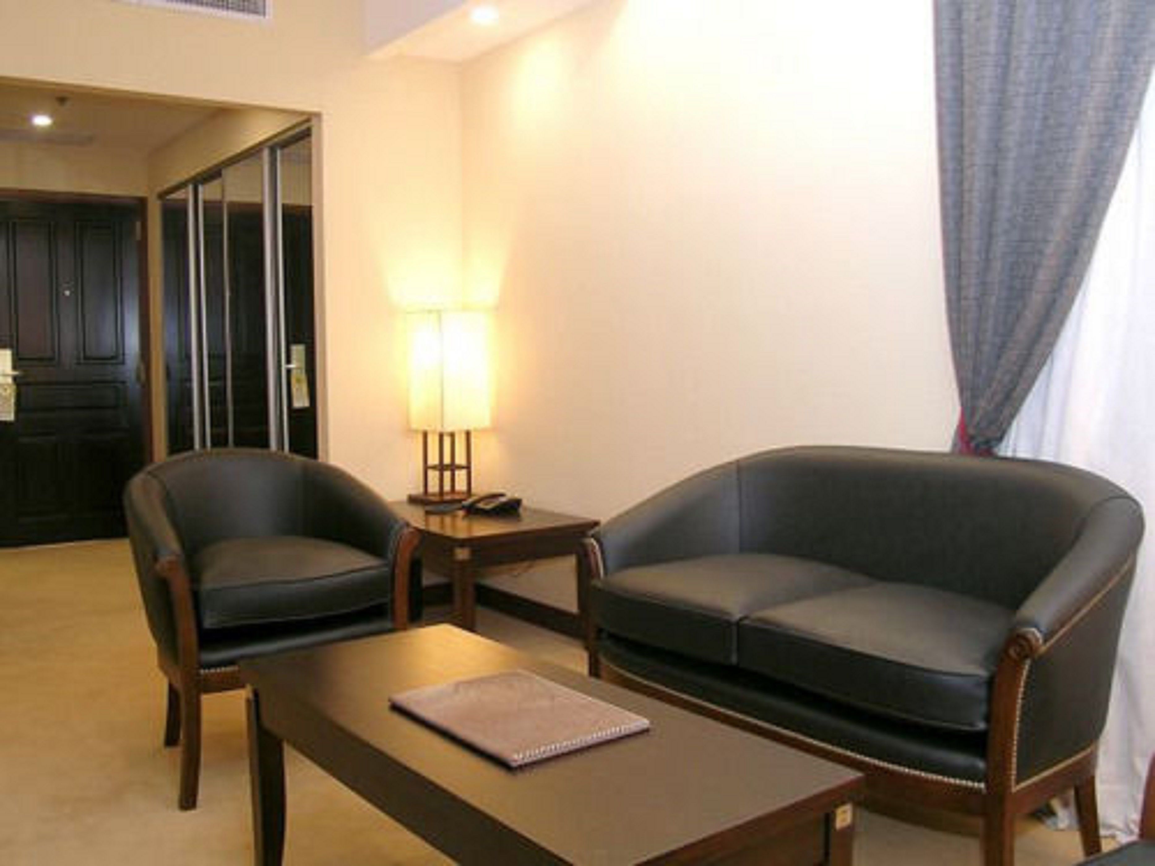 junior suite | living area | 43-inch smart tv with cable channels