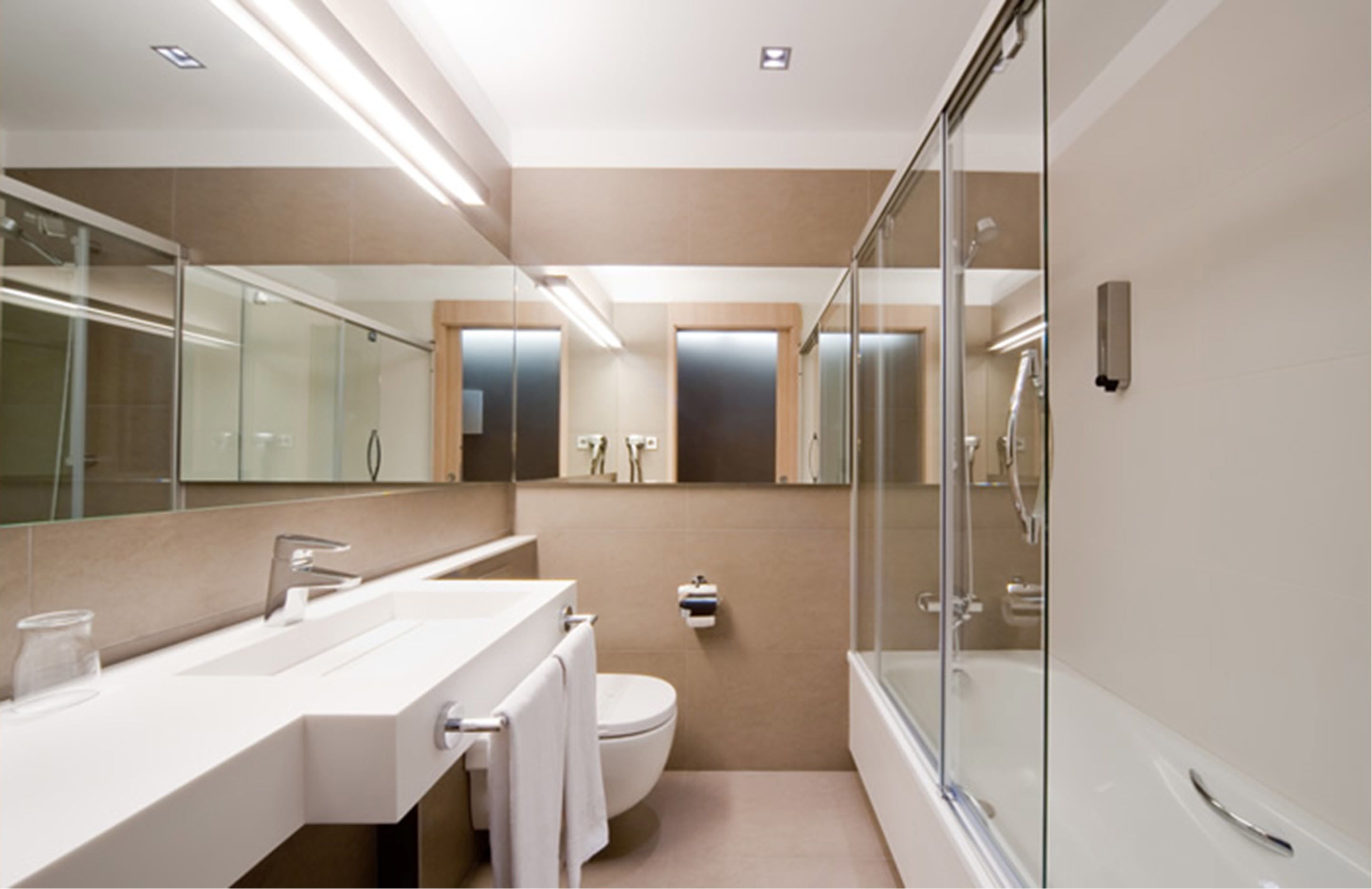 free toiletries, hair dryer, towels