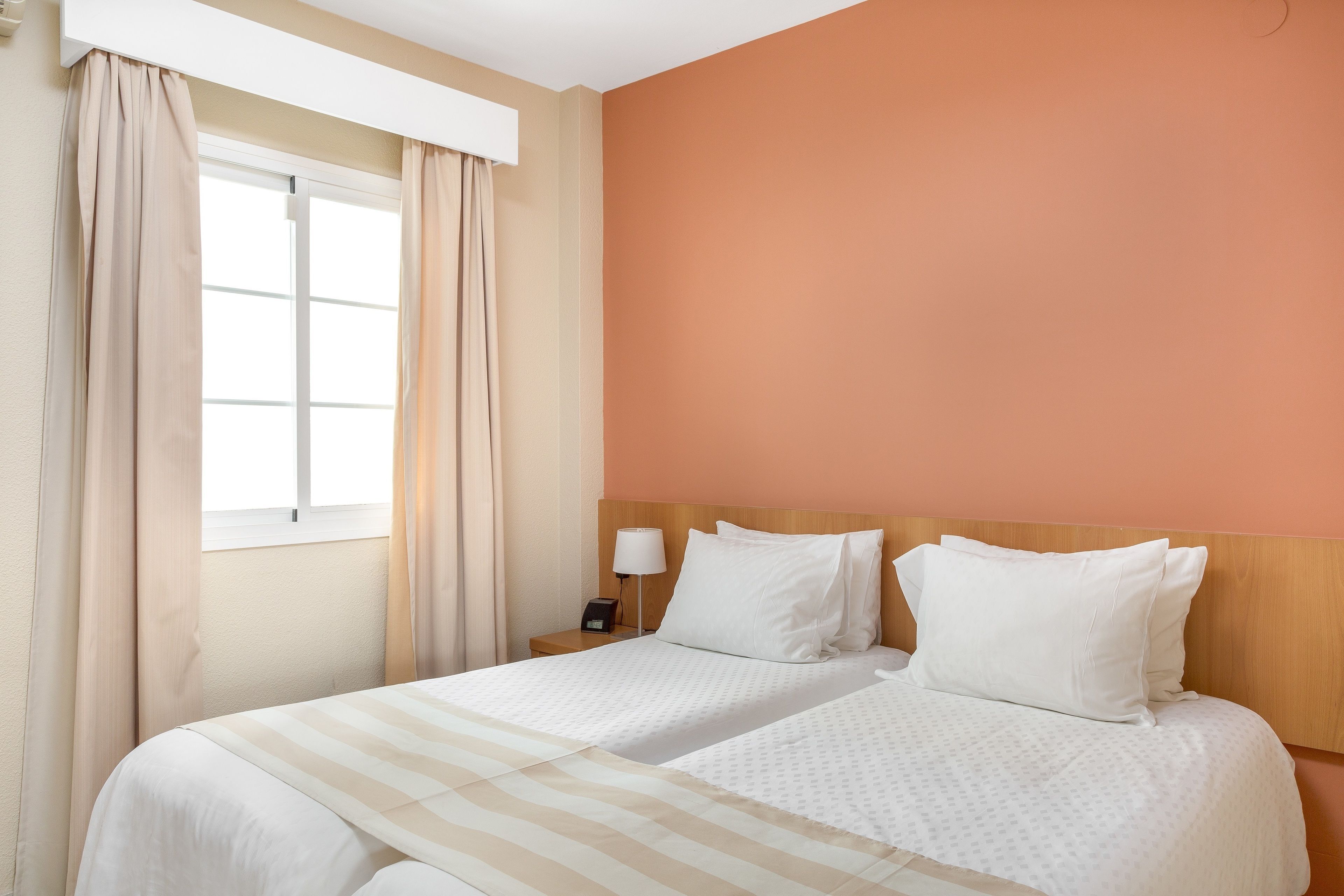 Pillowtop beds, in-room safe, iron/ironing board, free cribs/infant beds