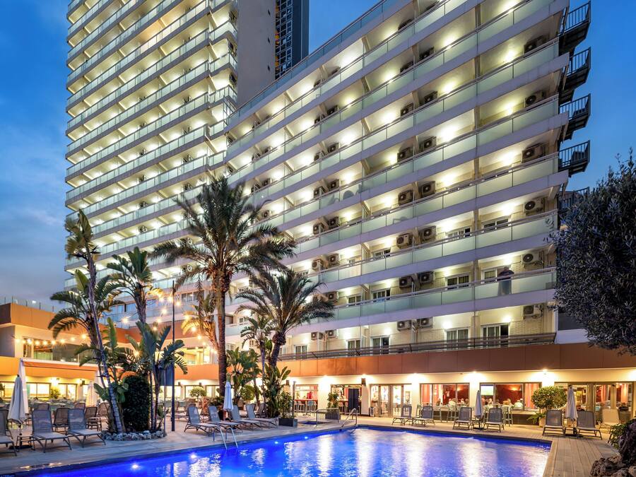 Front of property - evening/night