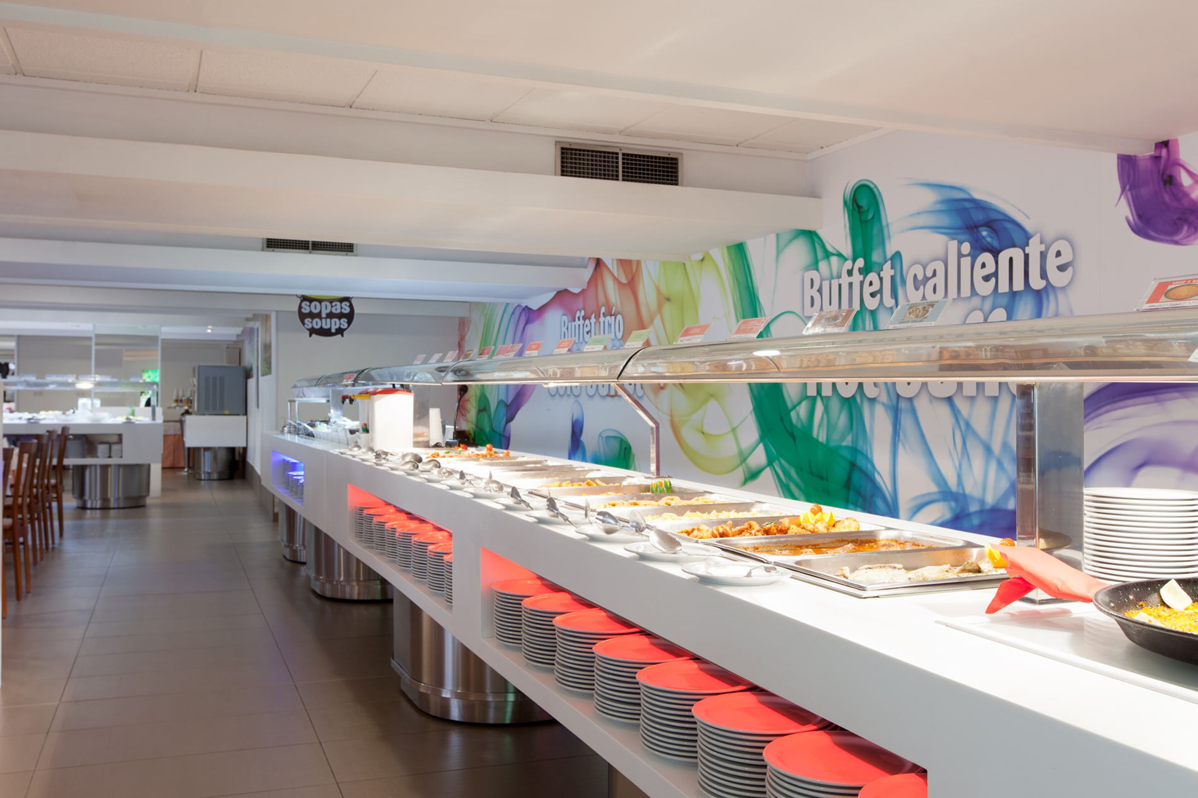 breakfast, lunch and dinner served