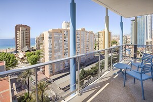 Standard Double Room, Terrace, City View | Minibar, desk, blackout drapes, bed sheets