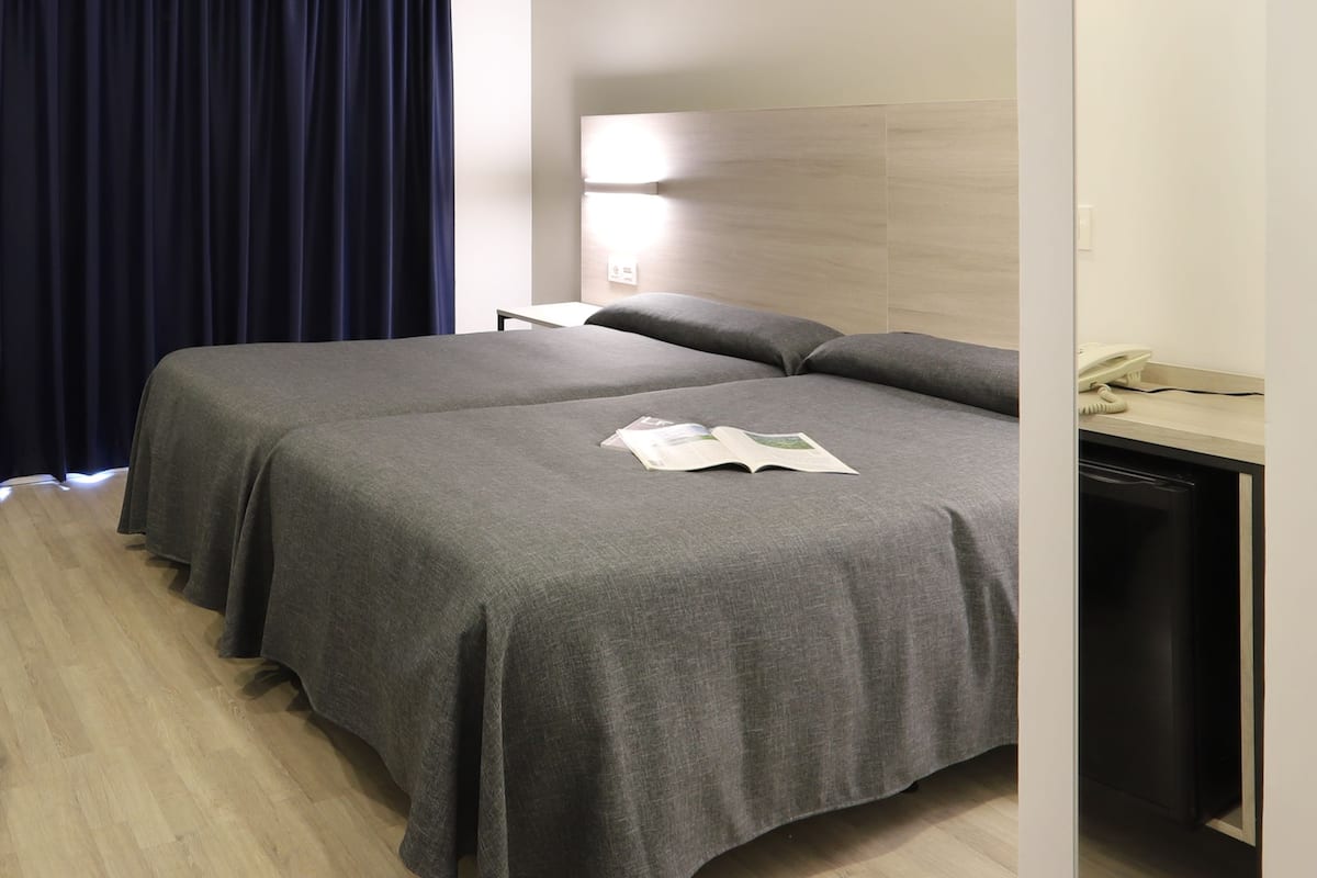 Minibar, in-room safe, desk, blackout curtains