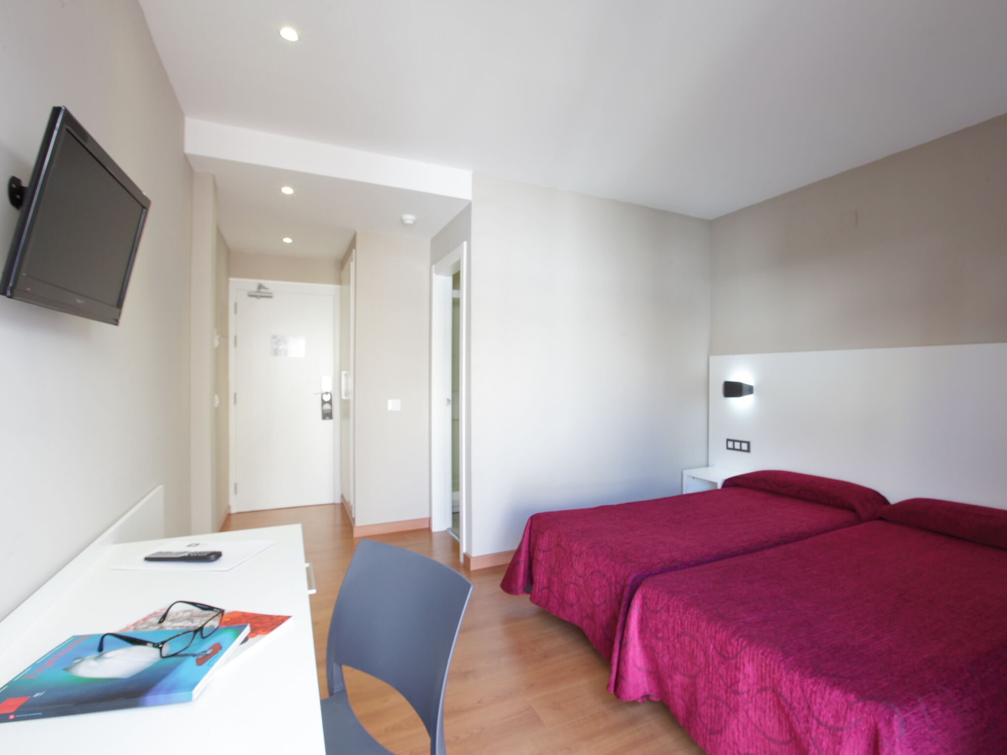 Minibar, desk, blackout drapes, free WiFi
