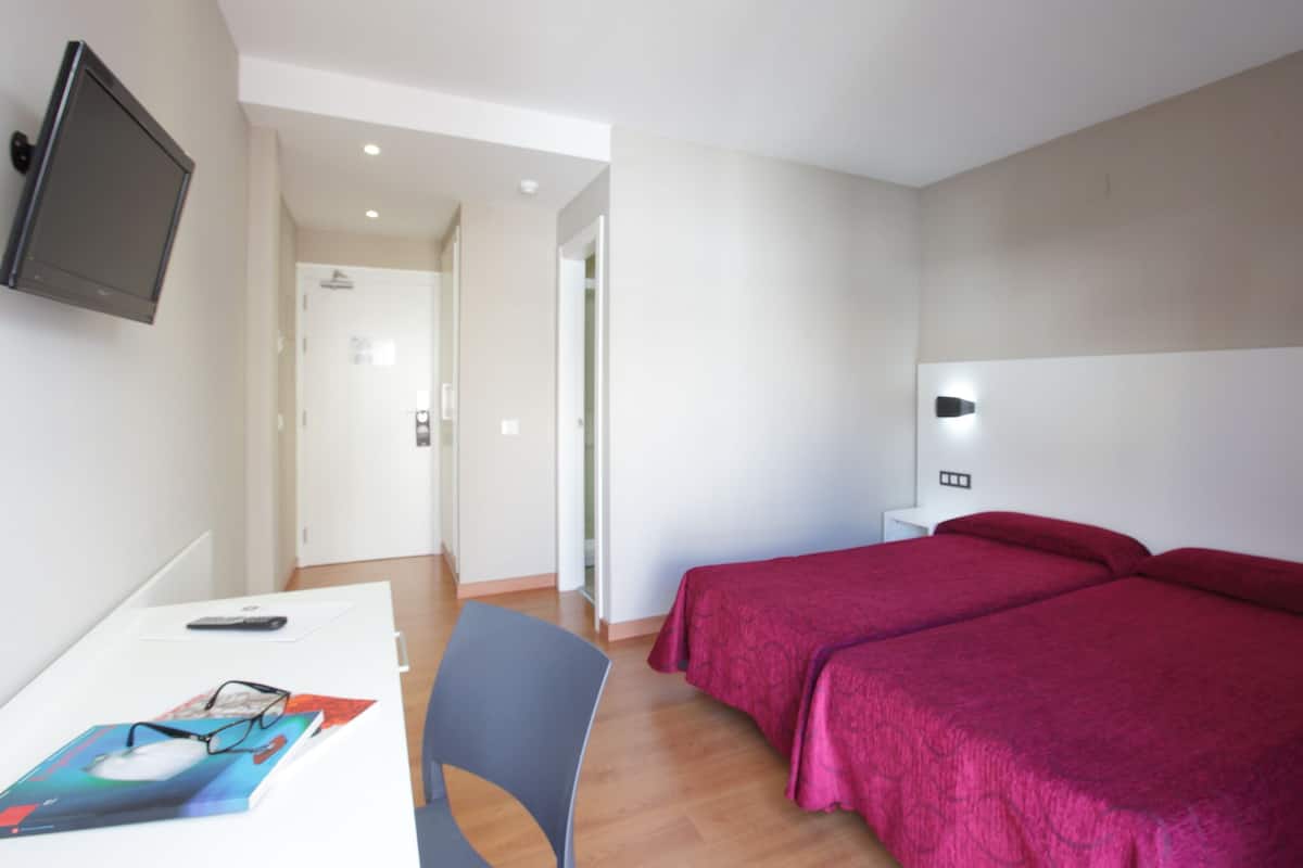 Minibar, desk, blackout drapes, free WiFi