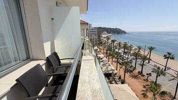 Comfort-Doppelzimmer, 1 Schlafzimmer, Balkon, Meerblick | Ausblick vom Zimmer
