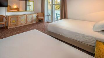 In-room safe, desk, blackout drapes, cribs/infant beds