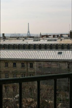 Blick vom Balkon