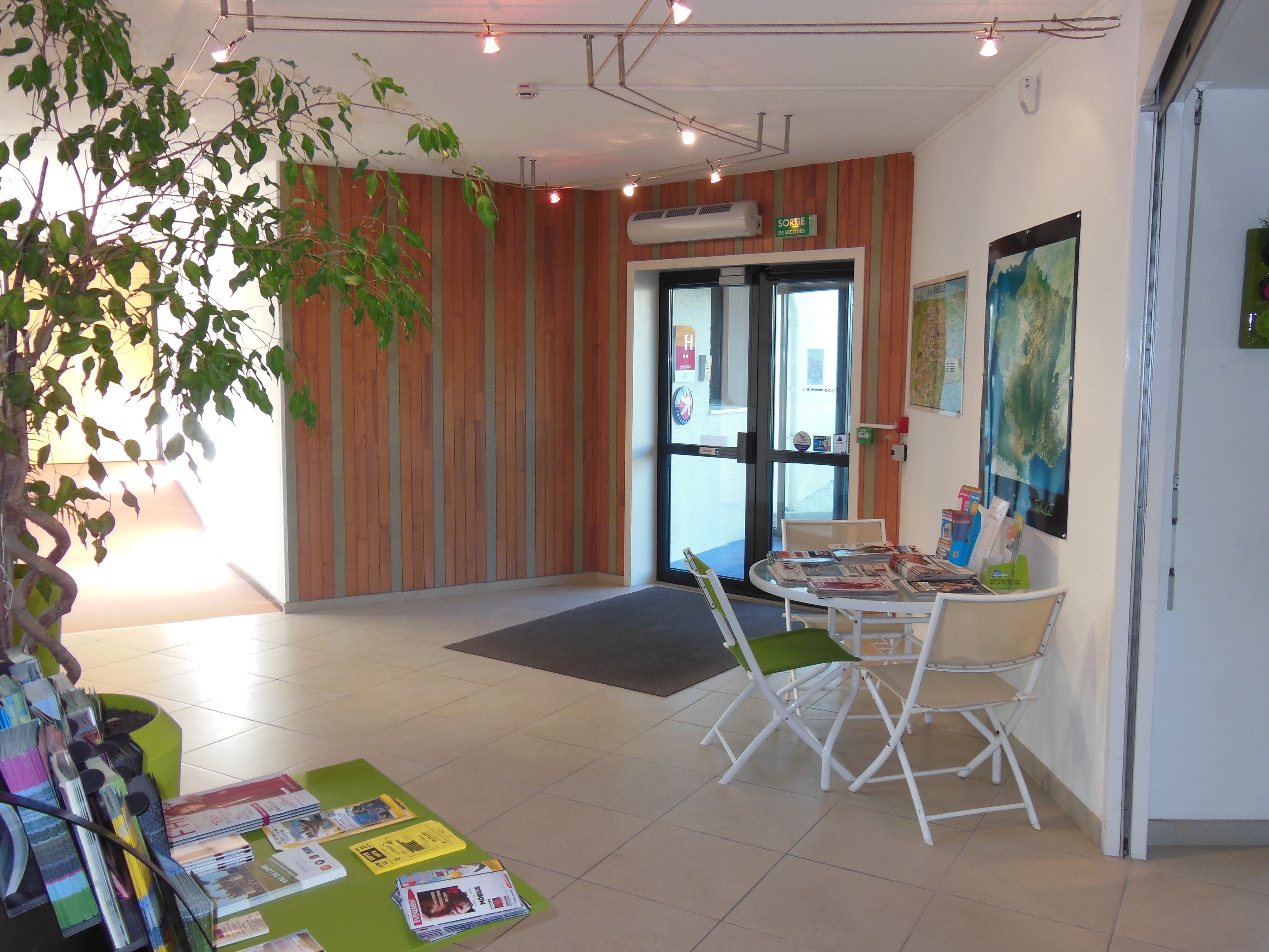 Interior entrance