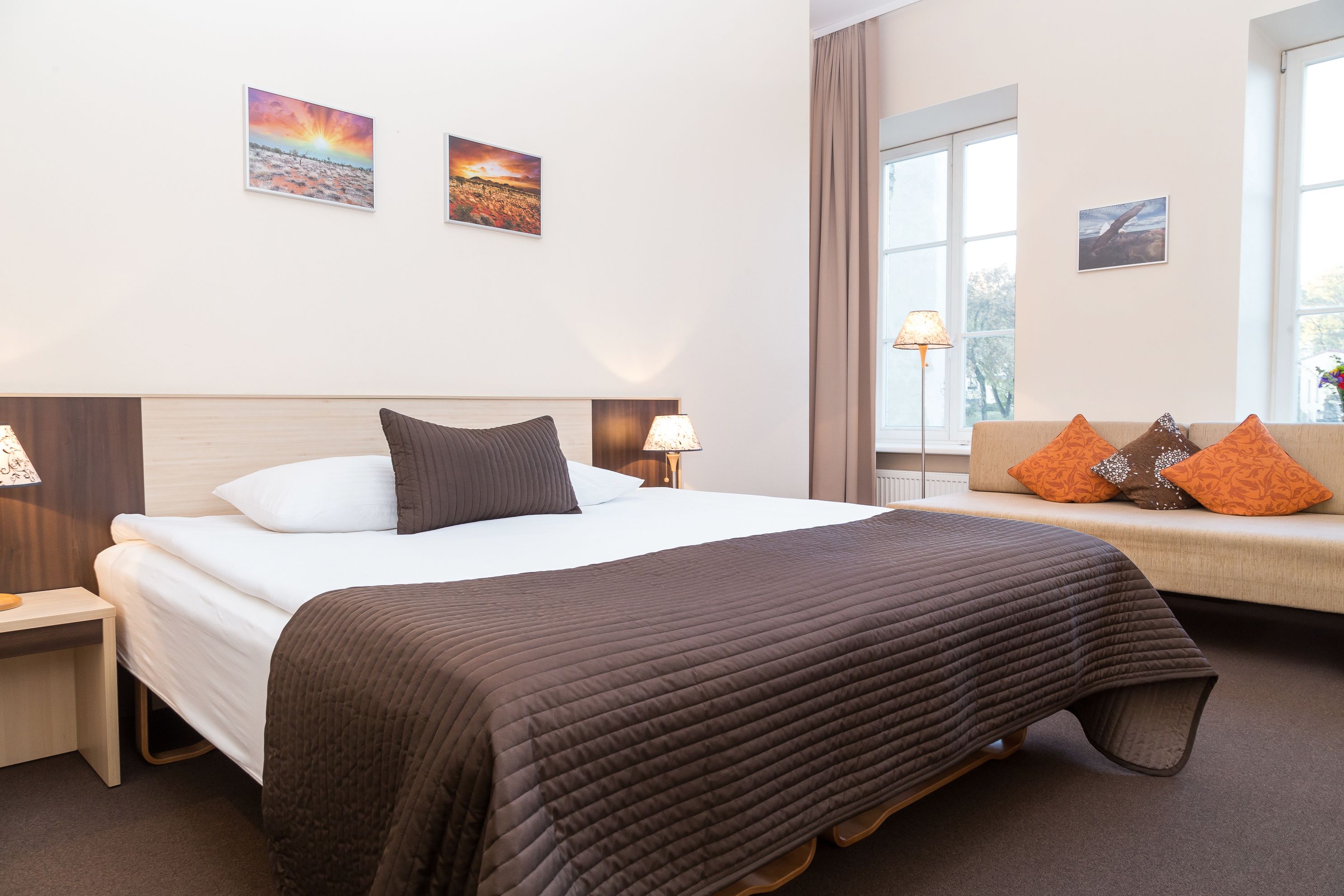 standard double or twin room | 1 bedroom, desk, soundproofing, free wifi