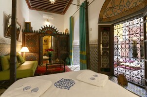 Royal Suite, Garden Area (extra beds possible) | Premium bedding, in-room safe, individually decorated