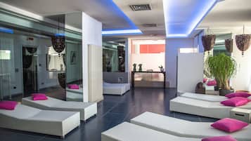 Sauna, Turkish bath, body treatments, body scrubs, facials