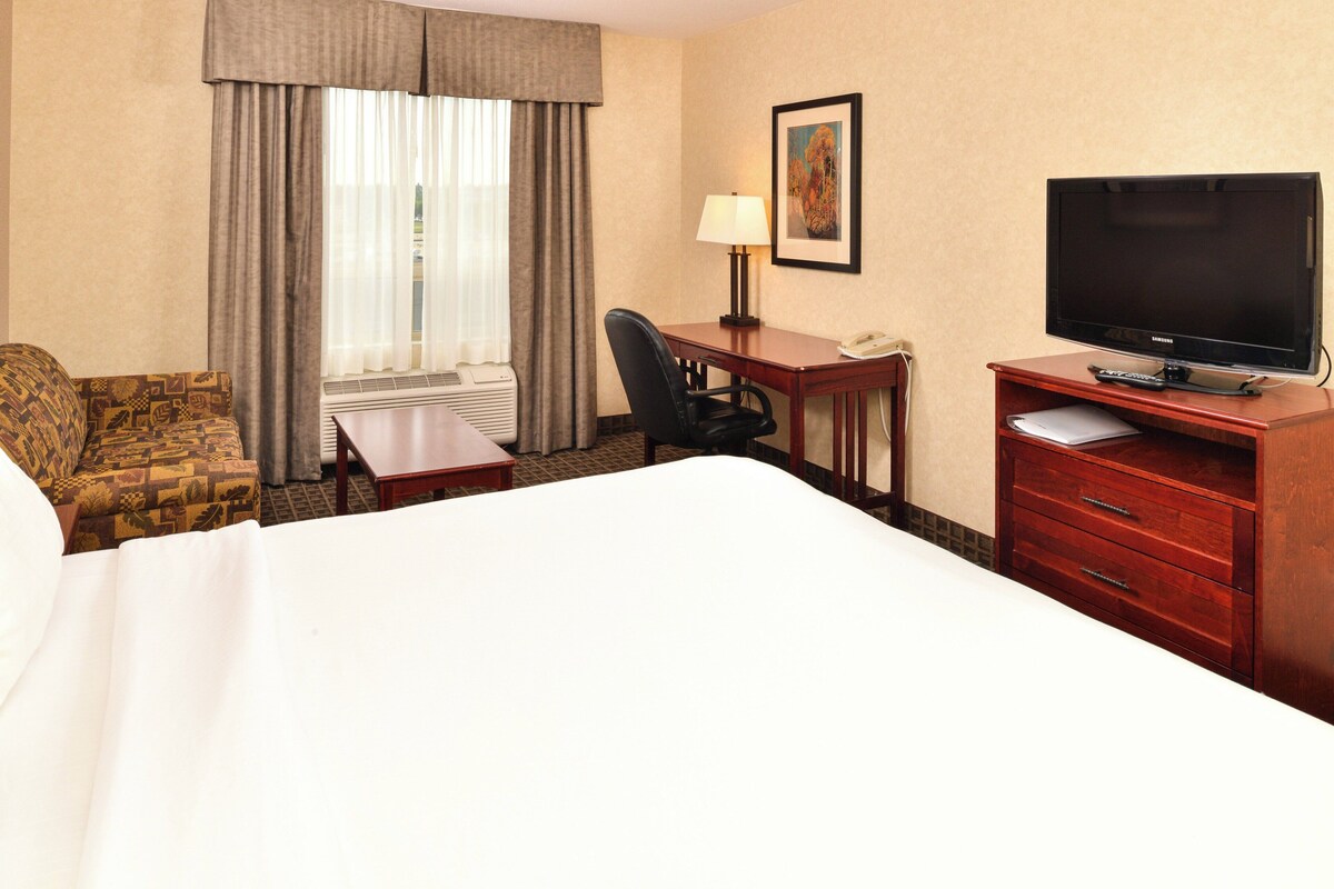 Chambre Standard, 1 très grand lit et 1 canapé-lit | Coffre-fort, bureau, fer et planche à repasser, lit de bébé (gratuit)