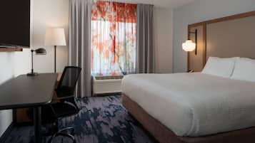 Premium bedding, in-room safe, desk, soundproofing