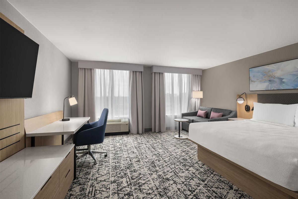 Studio Suite, 1 Katil Raja (King) | Langsir/tirai gelap terus, seterika/papan seterika