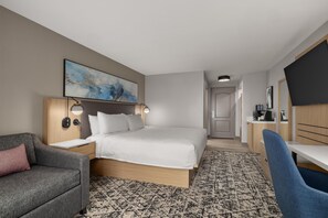 Room, 1 King Bed with Sofa bed | Living area | LCD TV, video game console