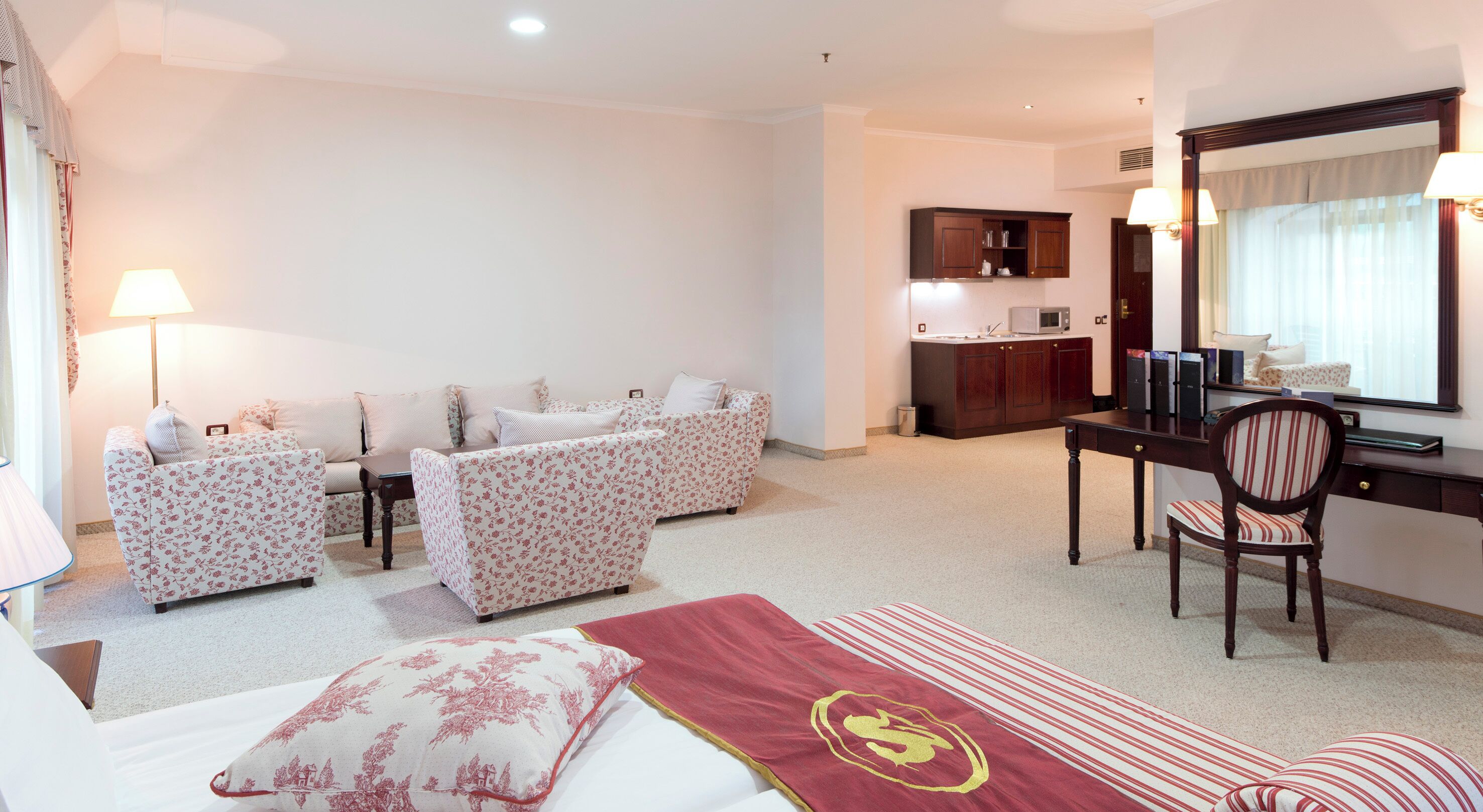 Draps en coton égyptien, literie de qualité supérieure, minibar