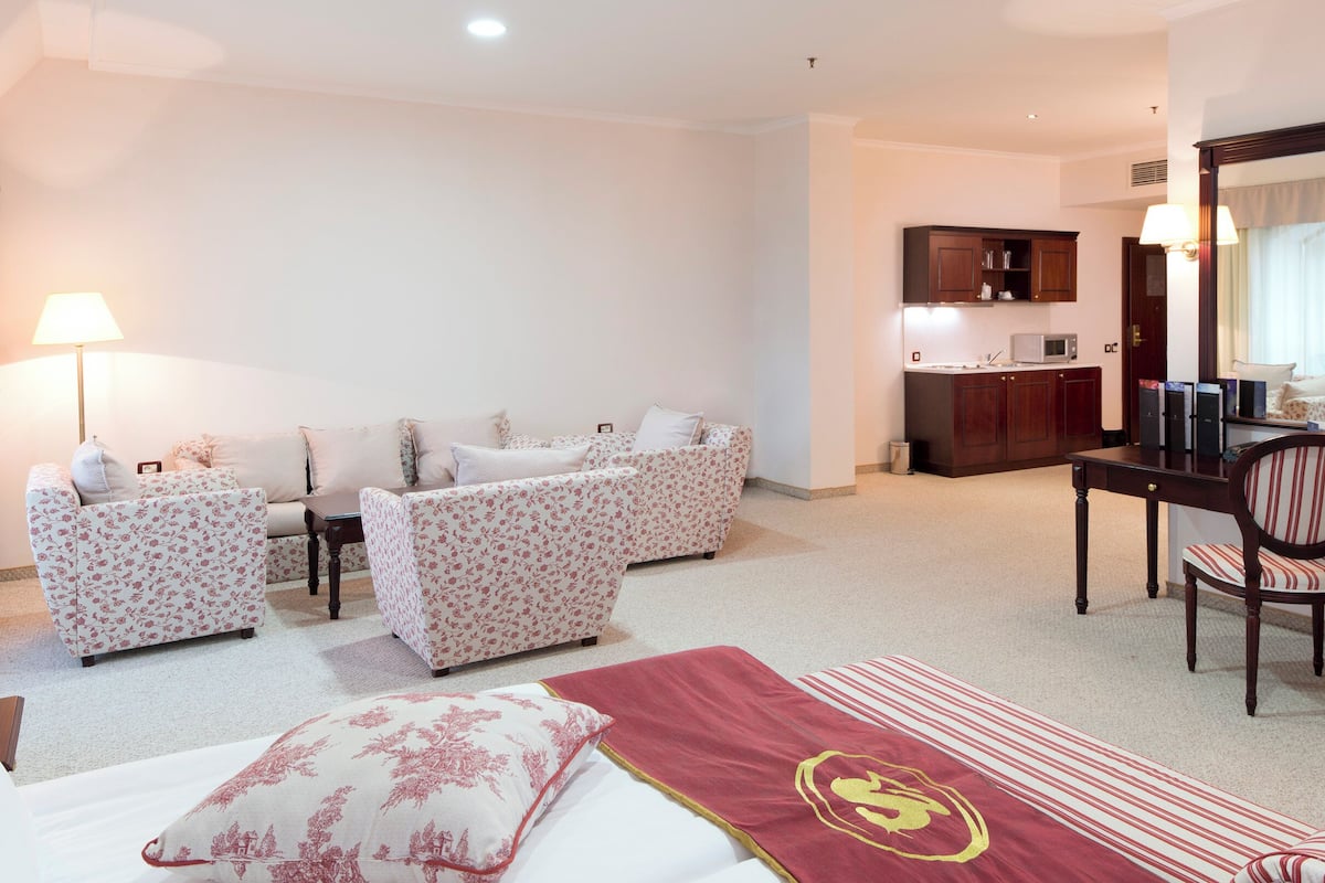 Draps en coton égyptien, literie de qualité supérieure, minibar