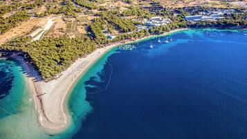 Private beach nearby, beach volleyball